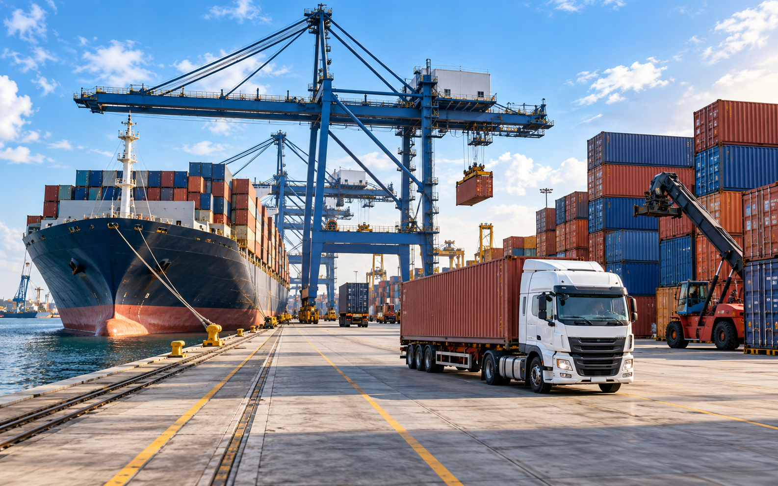 Import cargo transportation